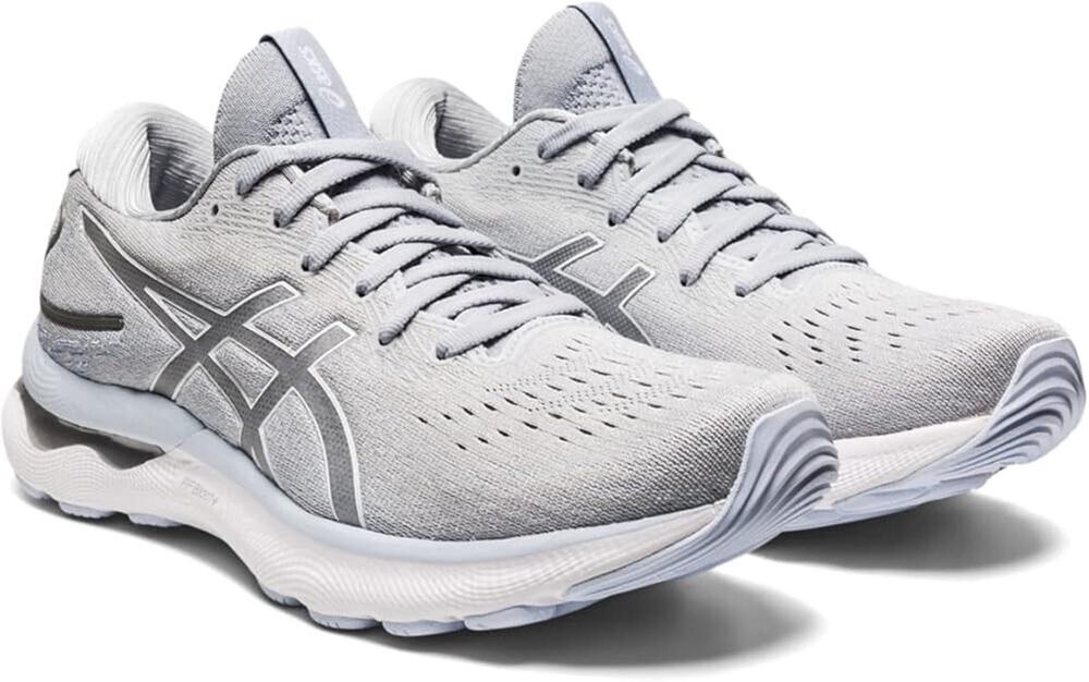 ASICS Gel-Nimbus 24 Women's Running Shoes Piedmont Grey/White size 6 Wide